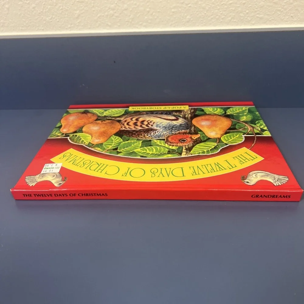 New The Twelve Days of Christmas A Pop-Up Storybook /1st Edition 1994 Hard Cover
